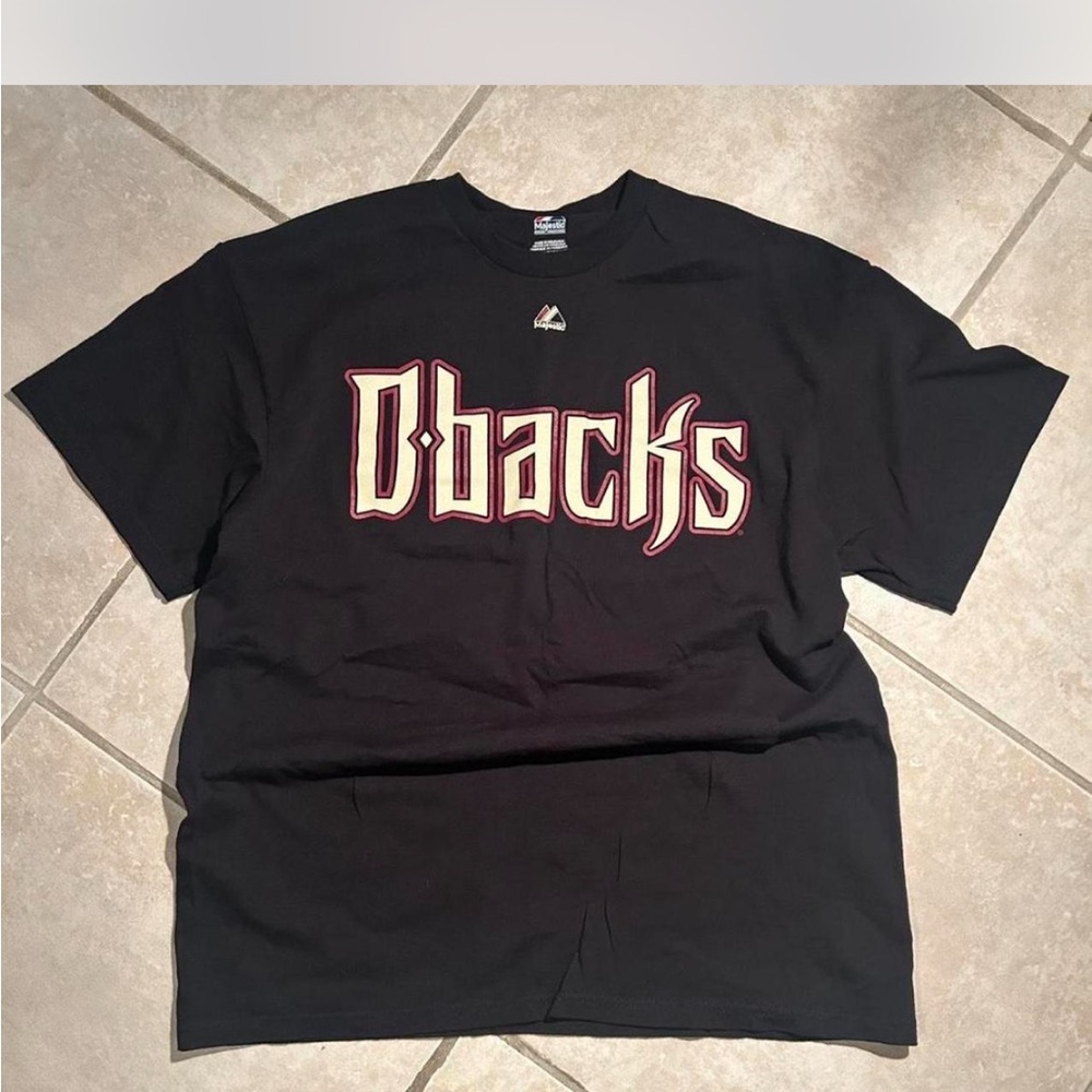 Paul Goldschmidt 44 Majestic Black D-backs SHIRSEY